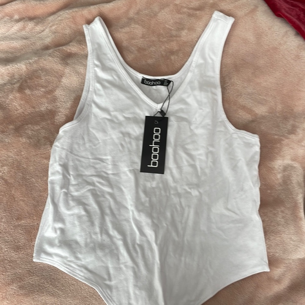 Boohoo v-neck bodysuit